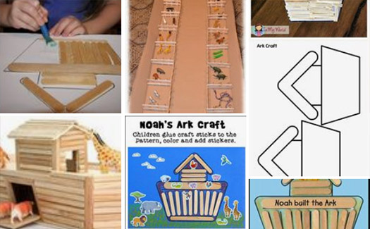 Noah's Ark Craft Using Popsicle Sticks · The Inspiration Edit