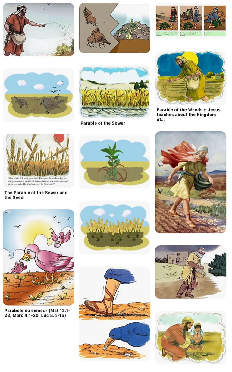 clipart of the sower